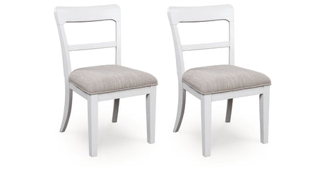 Greddinton White Dining Chair, Set of 2 from Ashley Furniture - Luna Furniture