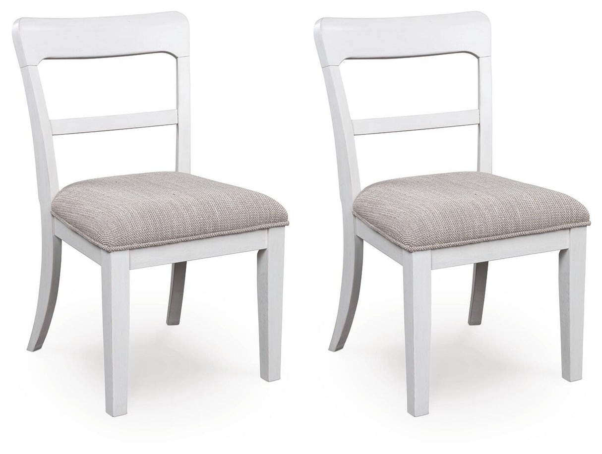 Greddinton White Dining Chair, Set of 2 from Ashley Furniture - Luna Furniture