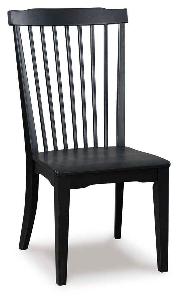 Greddinton Brown/Black Dining Table and 6 Chairs from Ashley Furniture - Luna Furniture