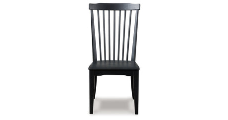 Greddinton Black Dining Chair, Set of 2 from Ashley Furniture - Luna Furniture