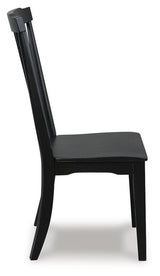 Greddinton Brown/Black Dining Table and 4 Chairs from Ashley Furniture - Luna Furniture