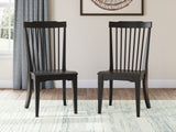 Greddinton Dining Table and 4 Chairs in Brown/Black from Ashley - Luna Furniture