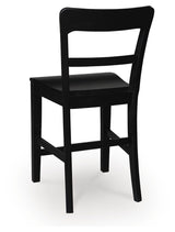 Greddinton Brown/Black Counter Height Dining Table and 4 Barstools from Ashley Furniture - Luna Furniture