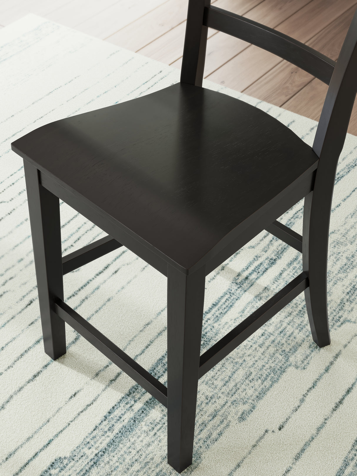 Greddinton Brown/Black Counter Height Dining Table and 6 Barstools from Ashley Furniture - Luna Furniture