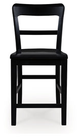 Greddinton Brown/Black Counter Height Dining Table and 4 Barstools from Ashley Furniture - Luna Furniture