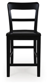 Greddinton Brown/Black Counter Height Dining Table and 4 Barstools from Ashley Furniture - Luna Furniture