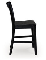 Greddinton Brown/Black Counter Height Dining Table and 4 Barstools from Ashley Furniture - Luna Furniture
