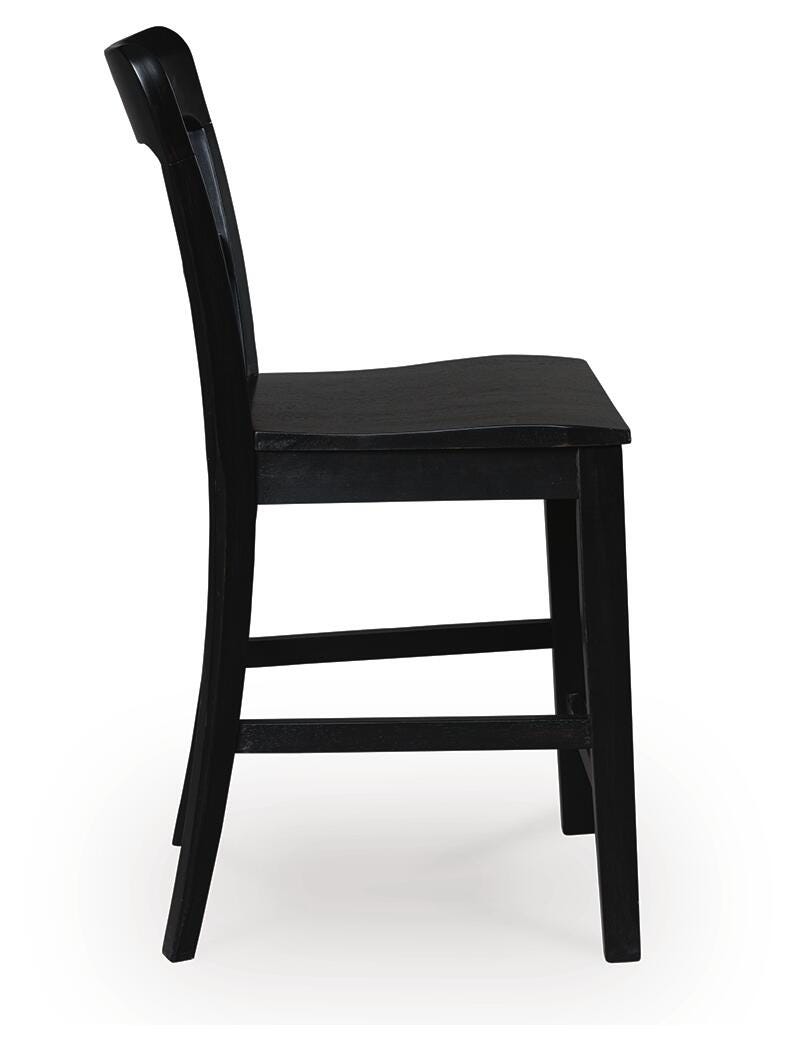 Greddinton Brown/Black Counter Height Dining Table and 4 Barstools from Ashley Furniture - Luna Furniture
