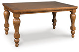 Greddinton Brown/White Counter Height Dining Table and 4 Barstools from Ashley - Luna Furniture