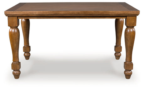 Greddinton Brown Counter Height Dining Table and 6 Barstools from Ashley - Luna Furniture