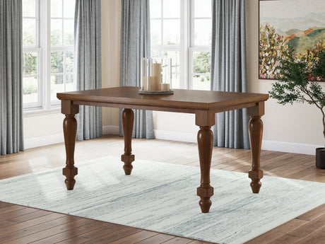 Greddinton Brown/Black Counter Height Dining Table and 6 Barstools from Ashley Furniture - Luna Furniture
