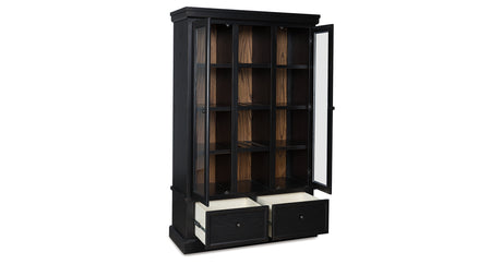 Greddinton Black/Brown Curio from Ashley - Luna Furniture