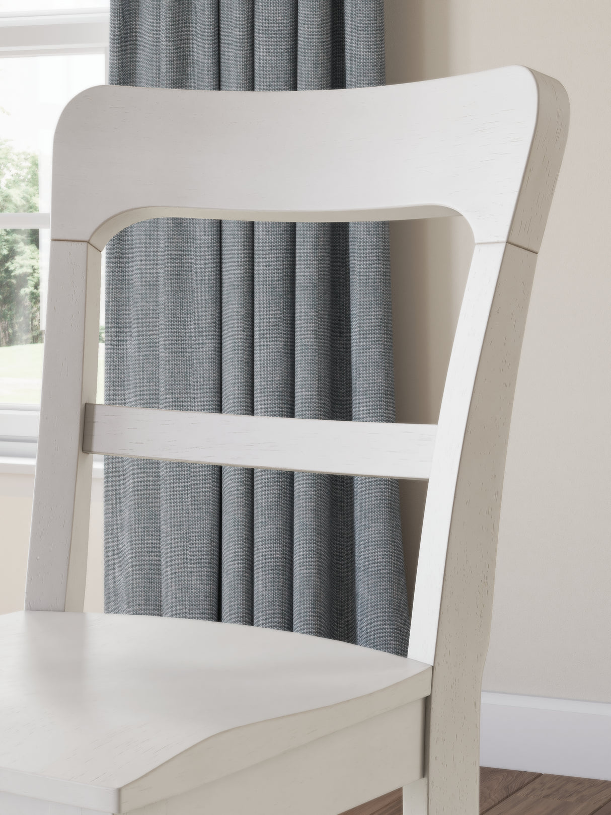 Greddinton Brown/White Counter Height Dining Table and 4 Barstools from Ashley - Luna Furniture