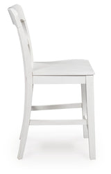 Greddinton Brown/White Counter Height Dining Table and 4 Barstools from Ashley - Luna Furniture