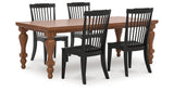 Greddinton Brown/Black Dining Table and 4 Chairs from Ashley Furniture - Luna Furniture