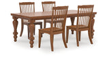 Greddinton Medium Brown Dining Table and 4 Brown Chairs from Ashley - Luna Furniture