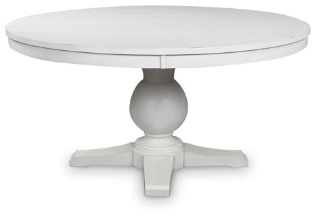 Greddinton White Dining Table and 6 Chairs from Ashley Furniture - Luna Furniture