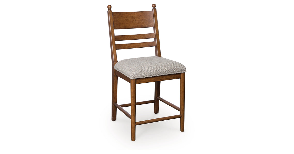 Greddinton Brown Counter Height Barstool, Set of 2 from Ashley Furniture - Luna Furniture