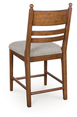 Greddinton Brown Counter Height Dining Table and 6 Barstools from Ashley - Luna Furniture