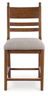 Greddinton Brown Counter Height Dining Table and 4 Barstools from Ashley Furniture - Luna Furniture