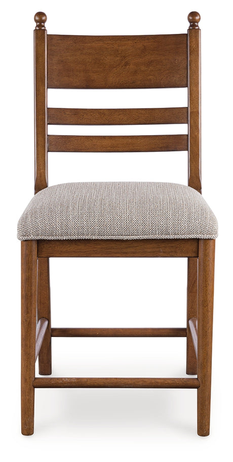Greddinton Brown Counter Height Dining Table and 4 Barstools from Ashley Furniture - Luna Furniture