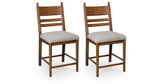 Greddinton Multi Counter Height Barstool, Set of 2 from Ashley Furniture - Luna Furniture