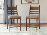 Greddinton Multi Counter Height Barstool, Set of 2 from Ashley Furniture - Luna Furniture