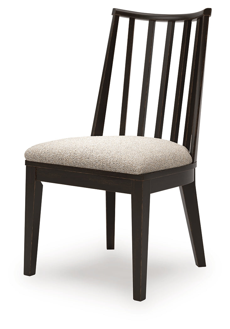Galliden Black/Brown Dining Chair (Set of 2) from Ashley - Luna Furniture