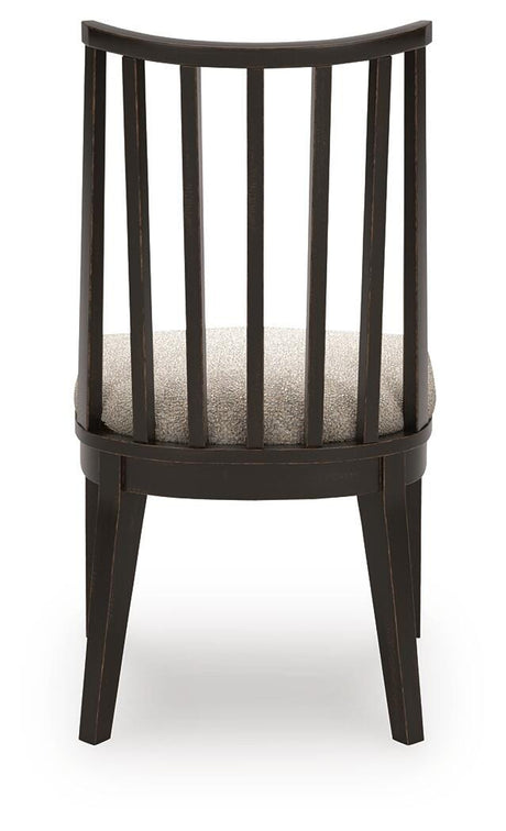 Galliden Dining Table and 6 Chairs with Storage in Light Brown from Ashley - Luna Furniture