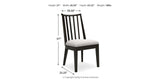 Galliden Extension Dining Table and 6 Chairs from Ashley Furniture - Luna Furniture