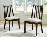 Galliden Black/Brown Dining Chair (Set of 2) from Ashley - Luna Furniture
