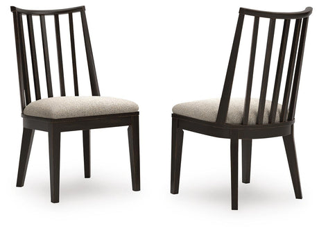 Galliden Dining Table and 8 Chairs with Storage in Light Brown from Ashley - Luna Furniture