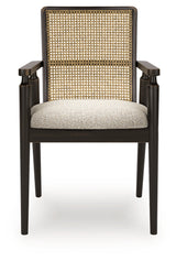 Galliden Dining Table and 8 Chairs in Light Brown from Ashley Furniture - Luna Furniture