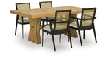 Galliden Dining Table and 4 Chairs from Ashley - Luna Furniture