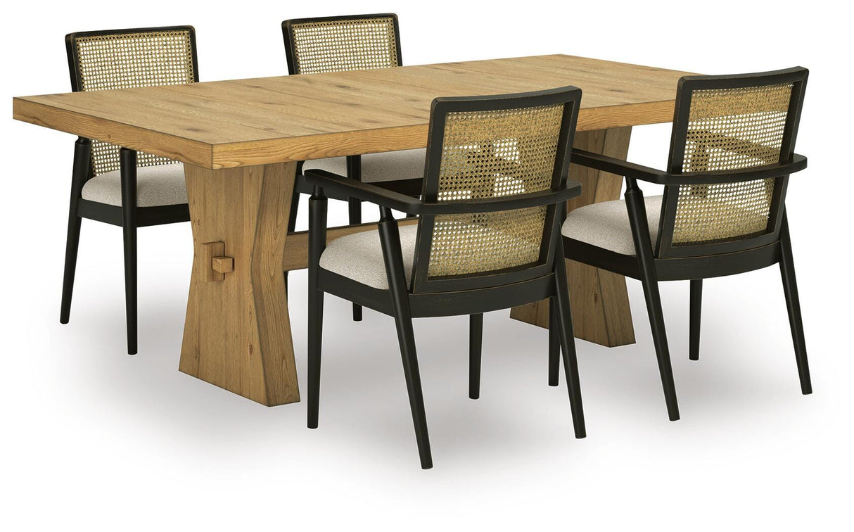 Galliden Dining Table and 4 Chairs from Ashley - Luna Furniture