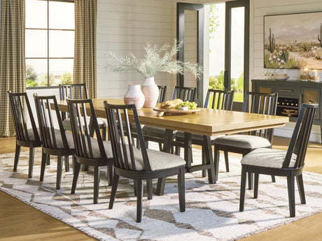 Galliden Extension Dining Table and 10 Chairs from Ashley Furniture - Luna Furniture