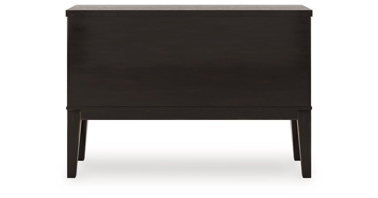 Galliden Black Dining Server from Ashley Furniture - Luna Furniture