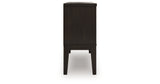 Galliden Dining Table and 4 Chairs with Storage in Light Brown from Ashley - Luna Furniture