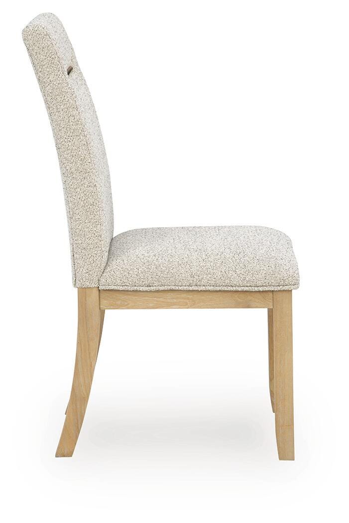Lasinger Light Brown Dining Chair, Set of 2 from Ashley - Luna Furniture