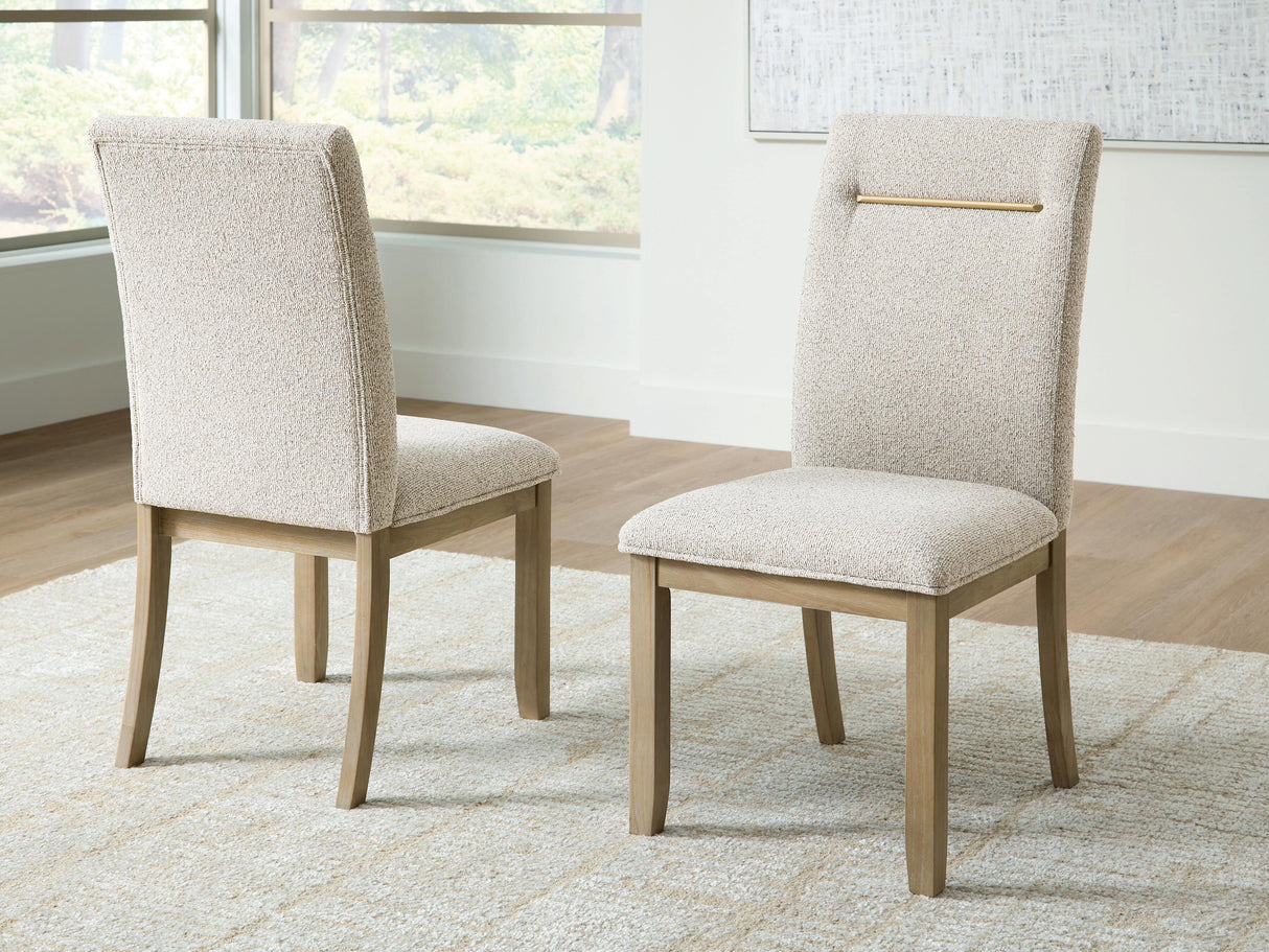Lasinger Light Brown Dining Chair, Set of 2 from Ashley - Luna Furniture