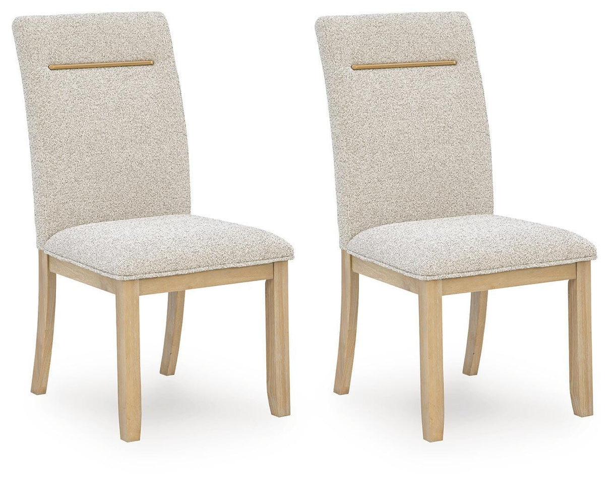 Lasinger Light Brown Dining Chair, Set of 2 from Ashley - Luna Furniture