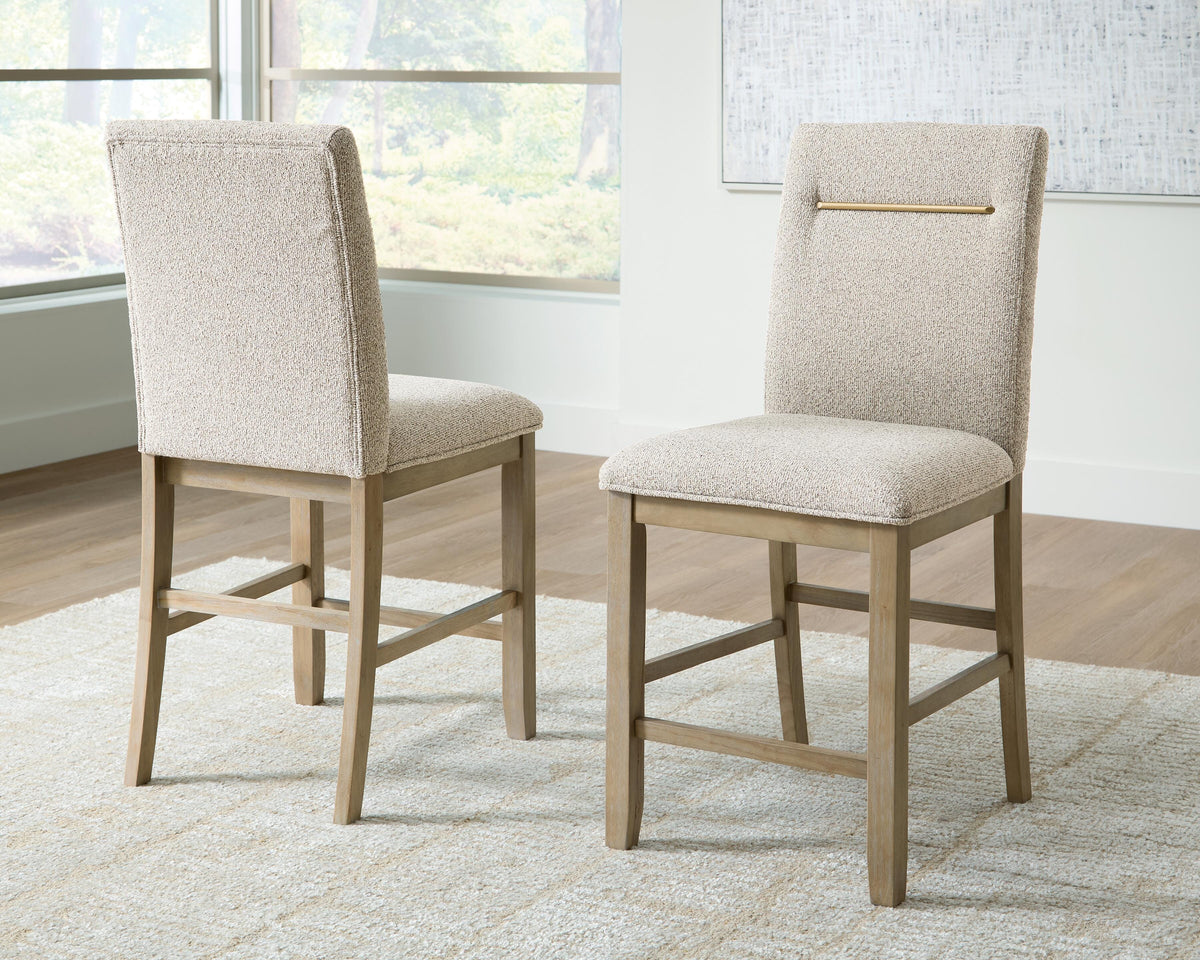 Lasinger Counter Height Barstool (Set of 2) from Ashley - Luna Furniture