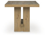 Lasinger Light Brown Counter Height Dining Table from Ashley - Luna Furniture