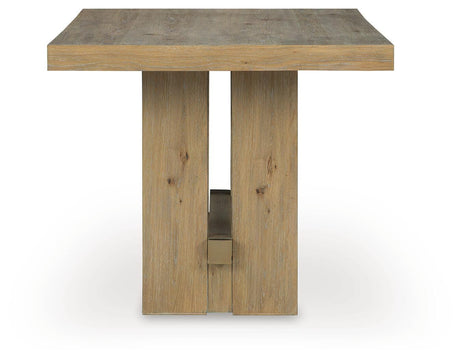 Lasinger Light Brown Counter Height Set from Ashley - Luna Furniture