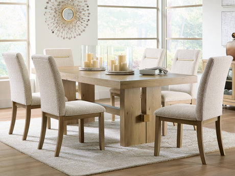 Lasinger Light Brown Dining Table and 6 Chairs from Ashley - Luna Furniture