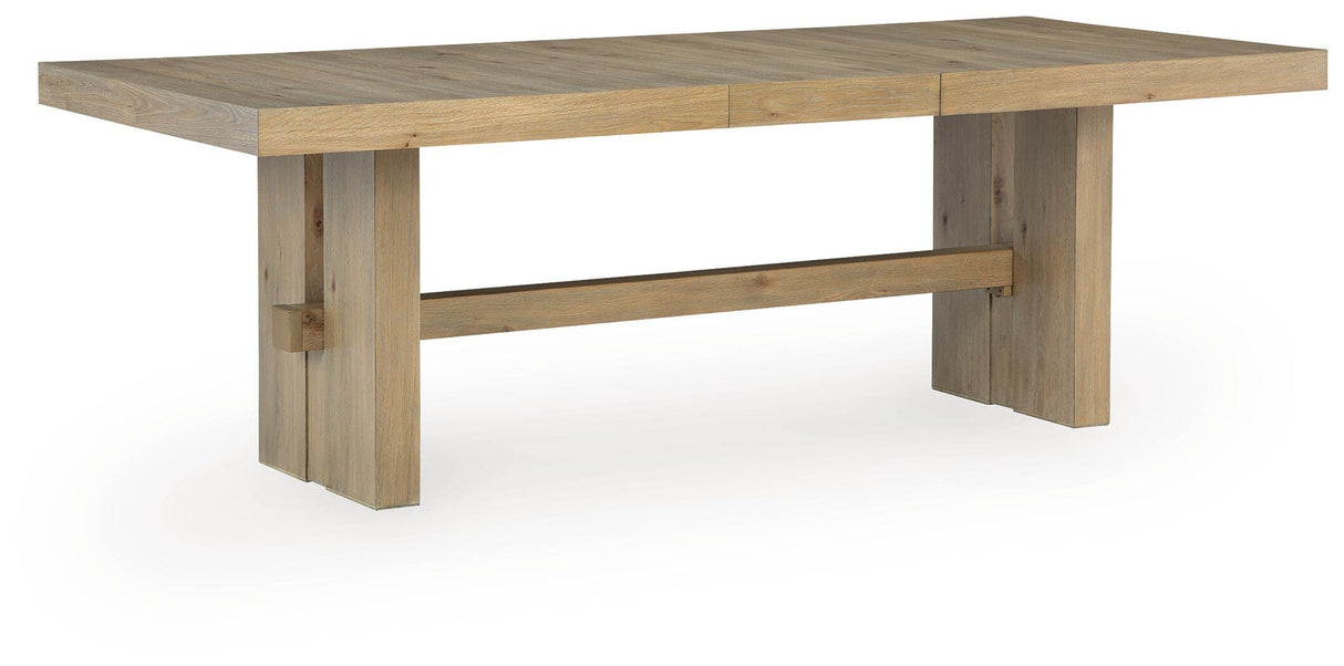 Lasinger Light Brown Dining Extension Table
