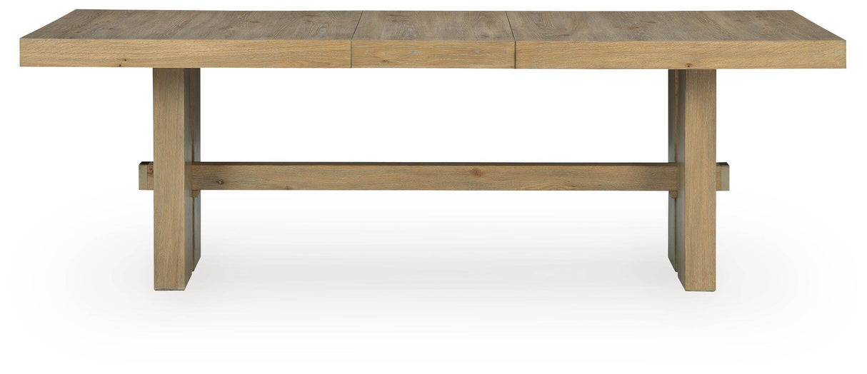 Lasinger Light Brown Dining Extension Table