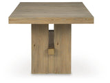 Lasinger Light Brown Dining Extension Table