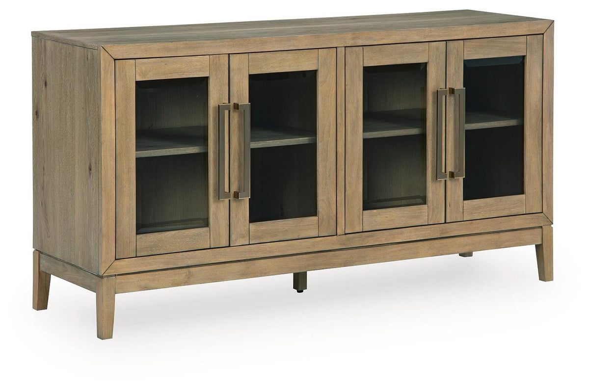 Lasinger Light Brown Dining Server from Ashley - Luna Furniture