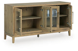 Lasinger Light Brown Dining Server from Ashley - Luna Furniture